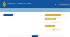 Desktop Screenshot of dioceseli.org
